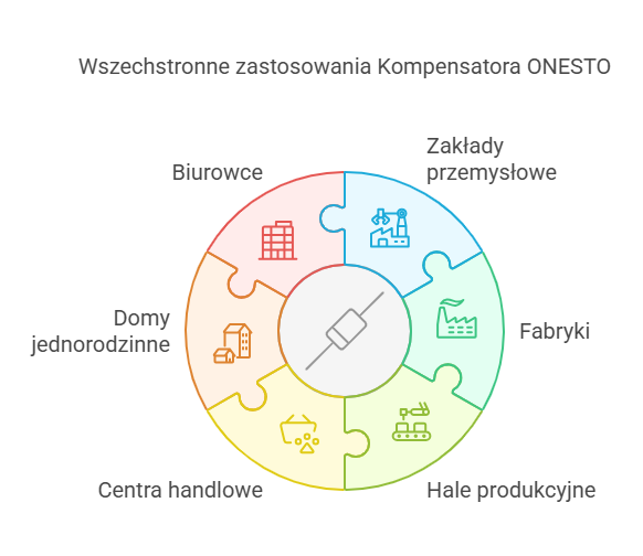 Kompensator mocy biernej - zastosowanie